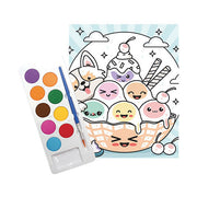 Graine creative graine schilderen op nummer ijsje - incl. acrylverf en penseel - afbeelding 1