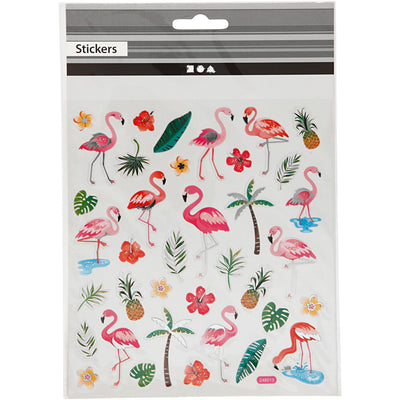 Creativ company https: www.cchobby.nl stickers-flamingo-vel-15x16-5-cm-ca-37-stuk-1-vel