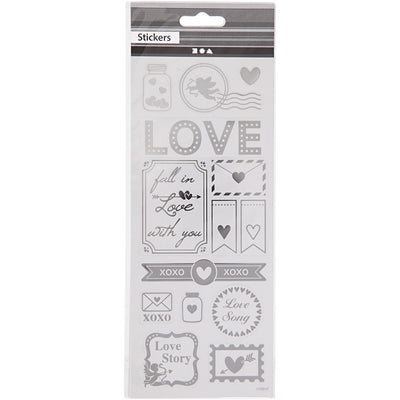 Creativ company https: www.cchobby.nl stickers-love-vel-10x24-cm-ca-14-stuk-zilver-1-vel