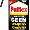 Pattex montagekit 254 g | easy kit met spuitbus| montagekit voor kleine thuis projecten.