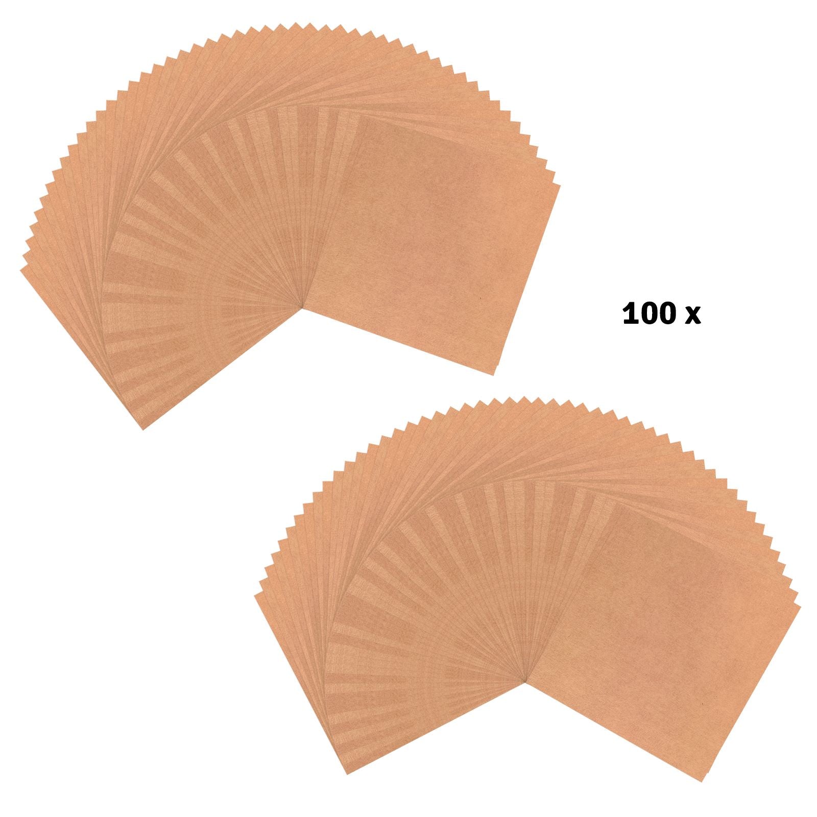 Vaessen creative • kraftpapier 300g glad 30,5x30,5cm 100x