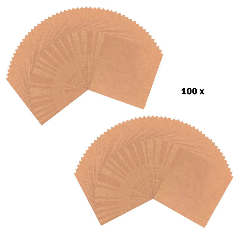 Vaessen creative • kraftpapier 300g glad 30,5x30,5cm 100x