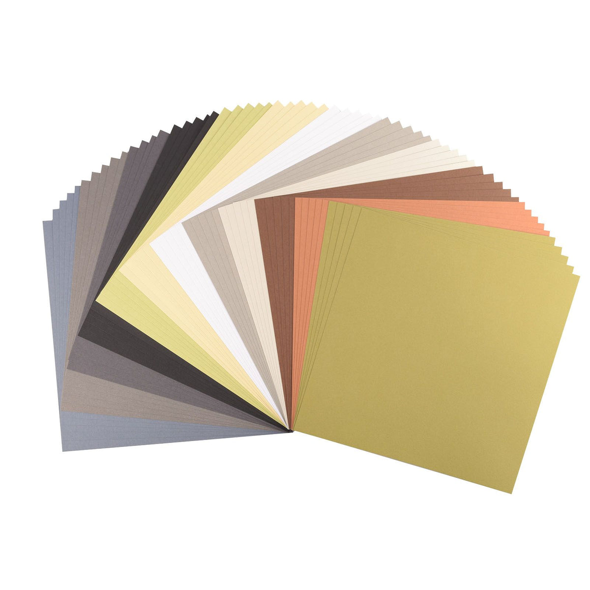 Florence • cardstock papier 216g glad 30,5x30,5cm aardetinten 60x