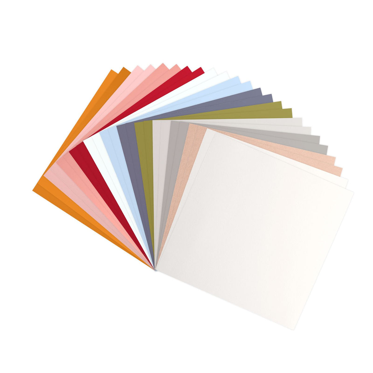 Florence • cardstock papier 216g glad 30,5x30,5cm scandinavische kleuren 24x