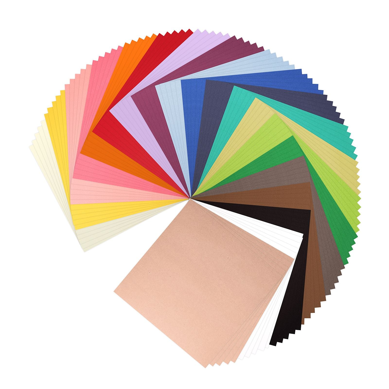 Florence • cardstock papier 216g glad 30,5x30,5cm assorti 100x