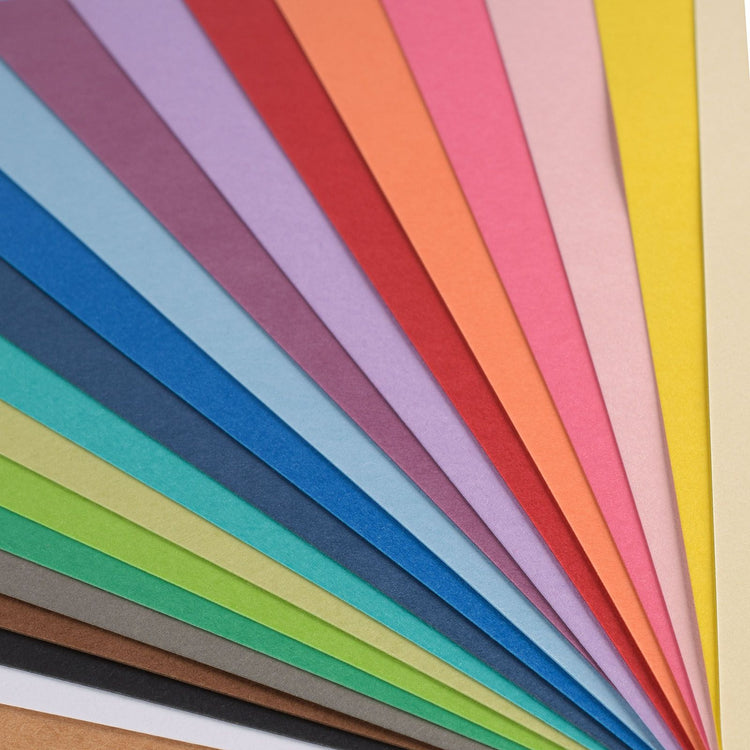 Florence • cardstock papier 216g glad 30,5x30,5cm assorti 100x