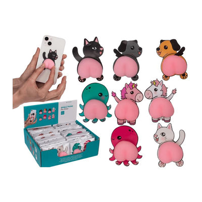 Out of the blue grappige billensticker voor smartphone