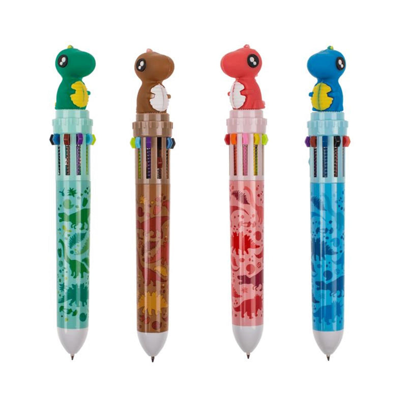 Ootb dino 10-kleuren balpen