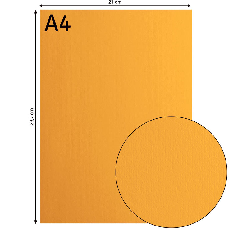 Florence • cardstock papier 216g glad a4 grapefruit 10x