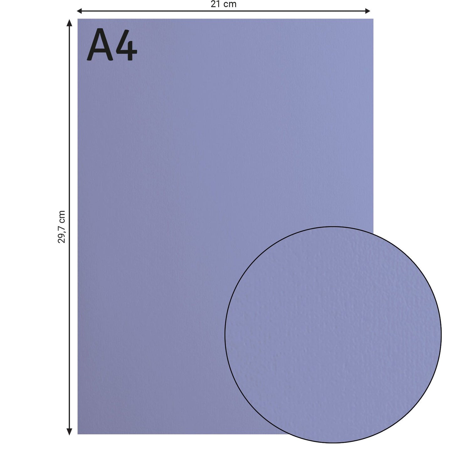 Florence • cardstock papier 216g glad a4 steel 10x