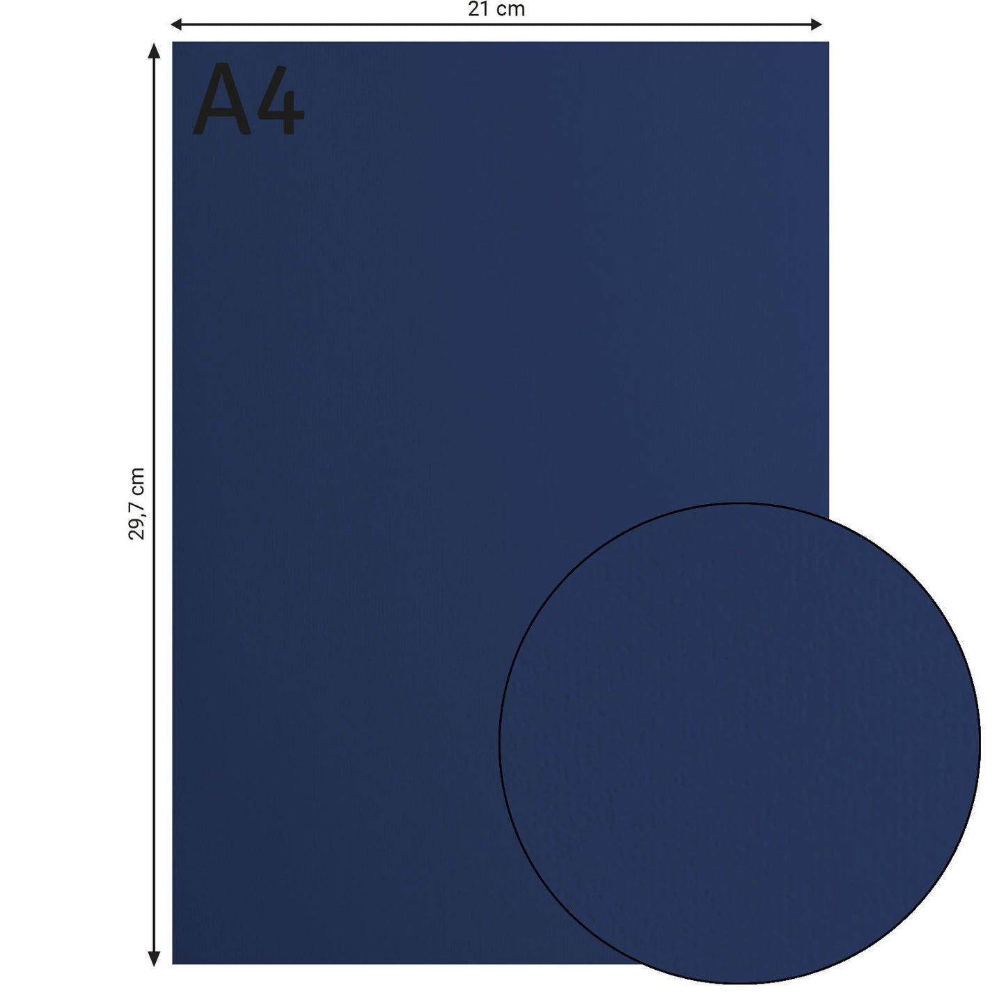 Florence • cardstock papier 216g glad a4 maritime 10x