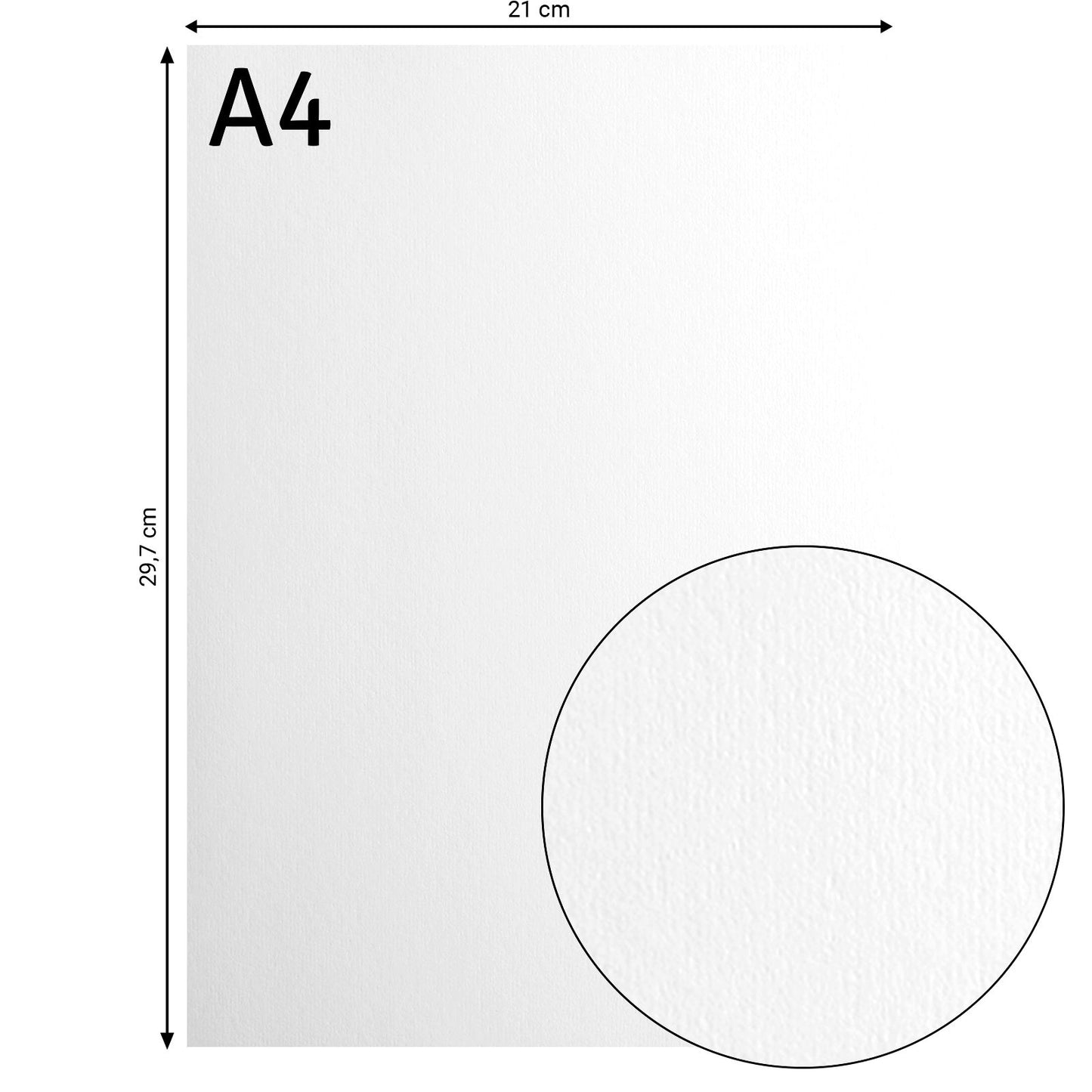 Florence • cardstock papier 216g glad a4 wit 10x