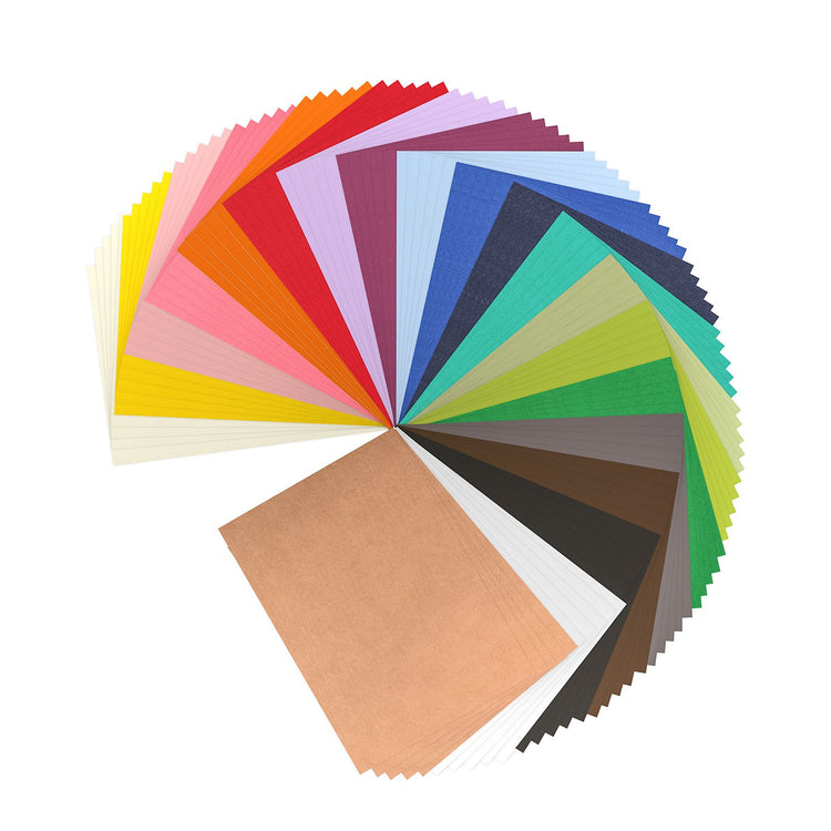 Florence • cardstock papier 216g glad a4 assorti 100x