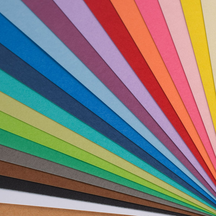 Florence • cardstock papier 216g glad a4 assorti 100x