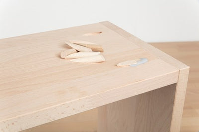 Wolfcraft schroefgatafdekkingen | voor undercover jig | ø9,3 x 46mm | 12 stuks - 2928000