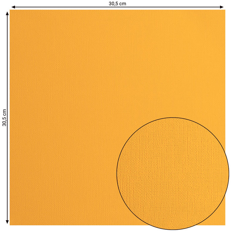 Florence • cardstock papier 216g textuur 30,5x30,5cm grapefruit 20x