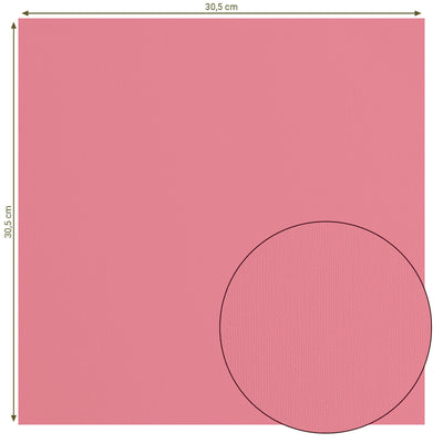 Florence • cardstock papier 216g textuur 30,5x30,5cm beetroot 20x