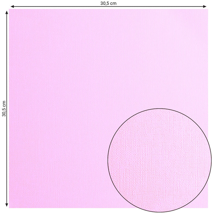 Florence • cardstock papier 216g textuur 30,5x30,5cm lilac 20x