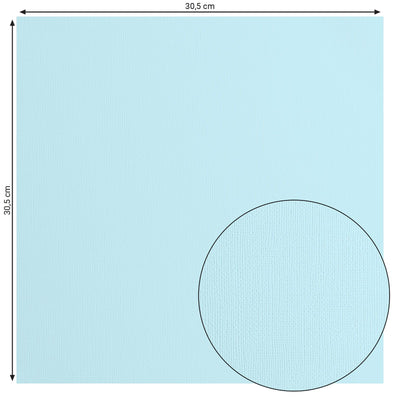 Florence • cardstock papier 216g textuur 30,5x30,5cm ocean 20x