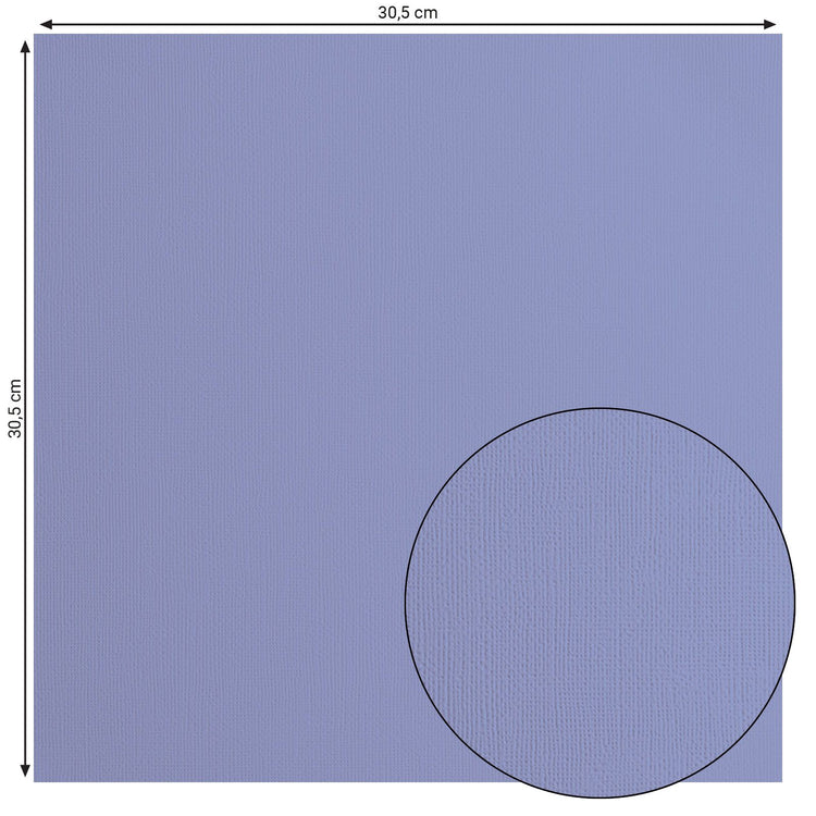 Florence • cardstock papier 216g textuur 30,5x30,5cm steel 20x