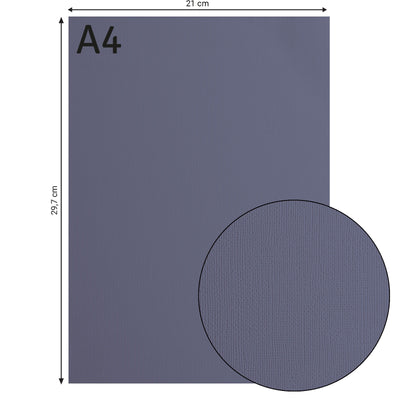 Florence • cardstock papier 216g textuur a4 graphite 10x