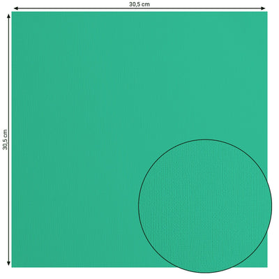 Florence • cardstock papier 216g textuur 30,5x30,5cm sage 20x