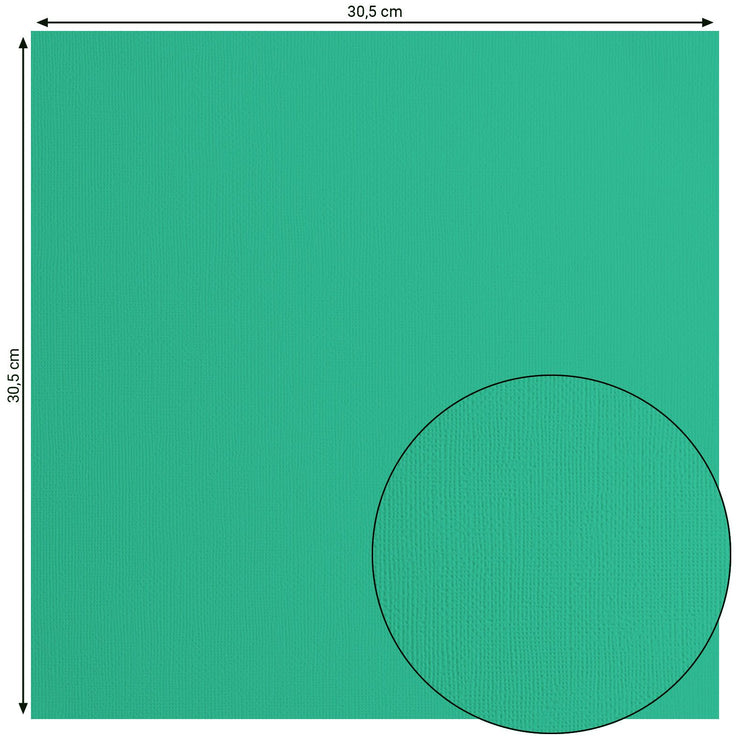 Florence • cardstock papier 216g textuur 30,5x30,5cm sage 20x