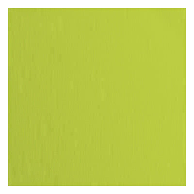 Florence • cardstock papier 216g textuur 30,5x30,5cm lime 20x