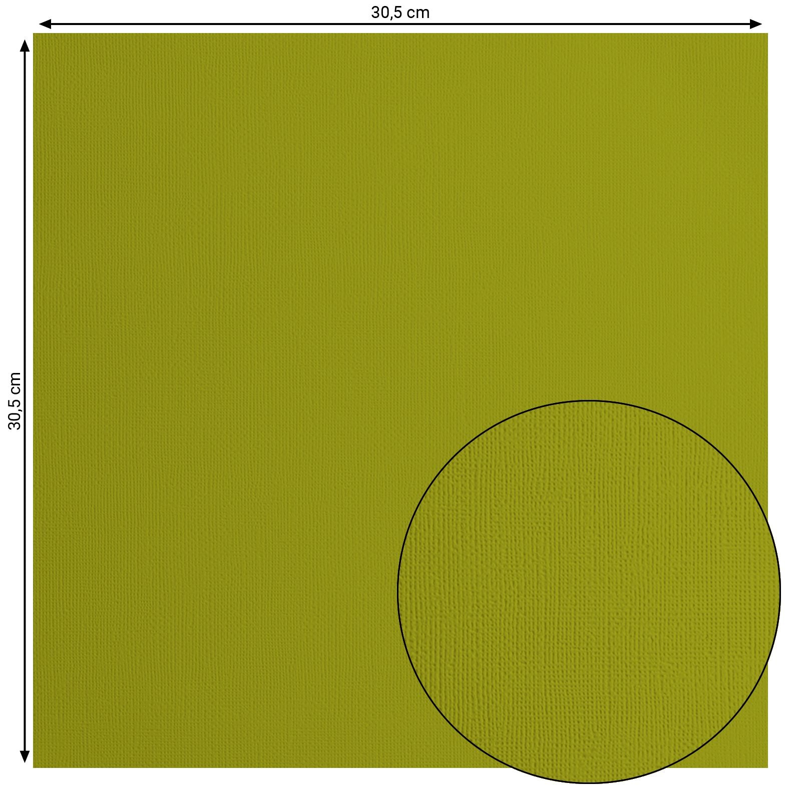 Florence • cardstock papier 216g textuur 30,5x30,5cm fern 20x
