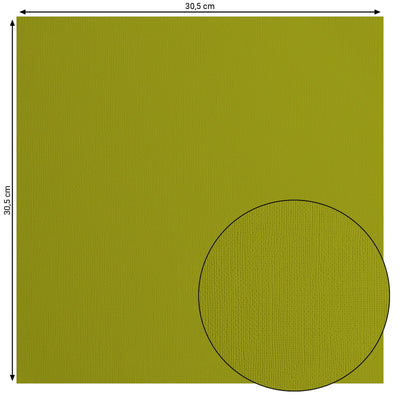 Florence • cardstock papier 216g textuur 30,5x30,5cm fern 20x