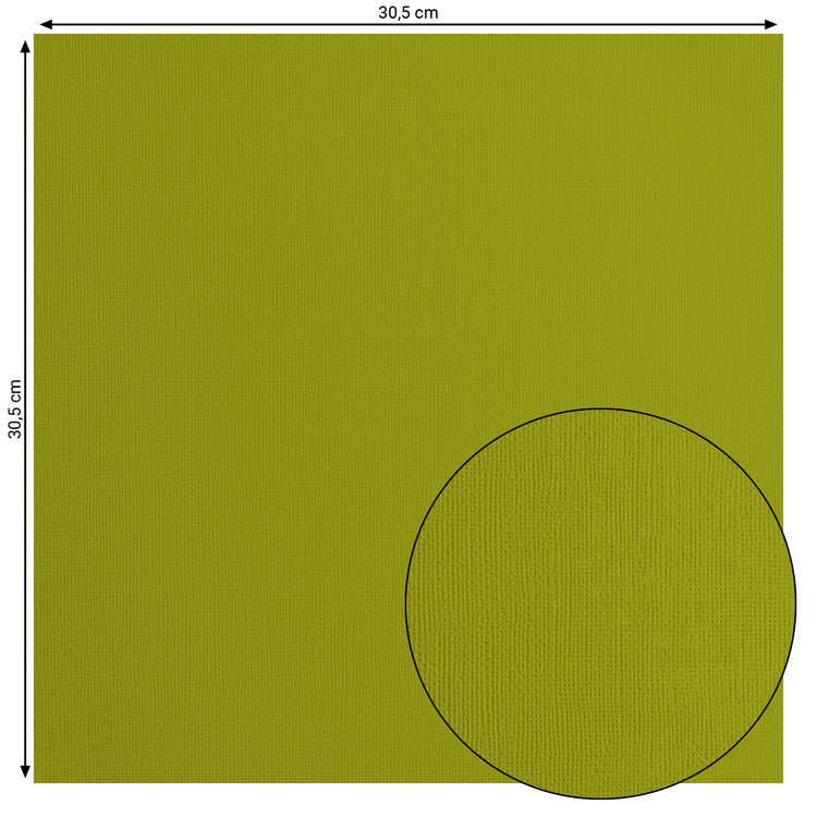 Florence • cardstock papier 216g textuur 30,5x30,5cm fern 20x