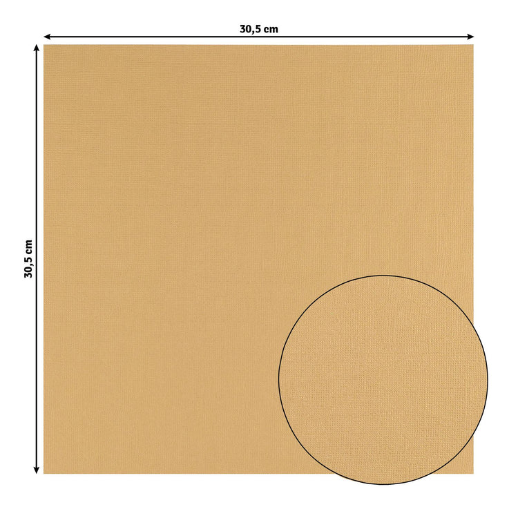 Florence • cardstock papier 216g textuur 30,5x30,5cm beach 20x