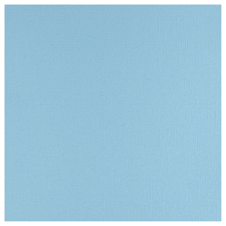 Florence • cardstock papier 216g textuur 30,5x30,5cm sky blue 20x