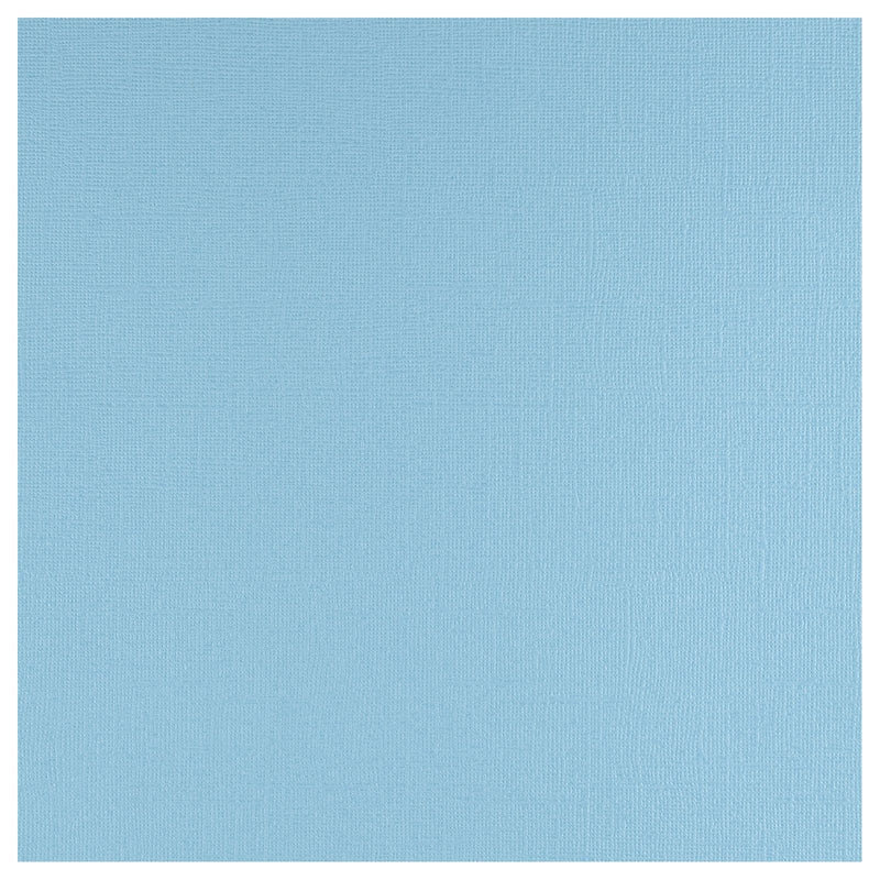 Florence • cardstock papier 216g textuur 30,5x30,5cm sky blue 20x