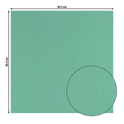 Florence • cardstock papier 216g textuur 30,5x30,5cm mint 20x