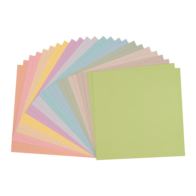 Florence • cardstock papier 216g textuur 30,5x30,5cm multipack pastel 24x