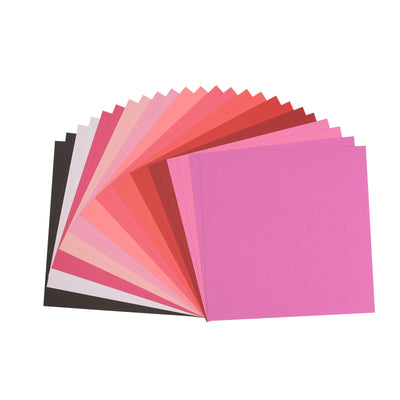 Florence • cardstock papier 216g textuur 30,5x30,5cm multipack valentijn 24x