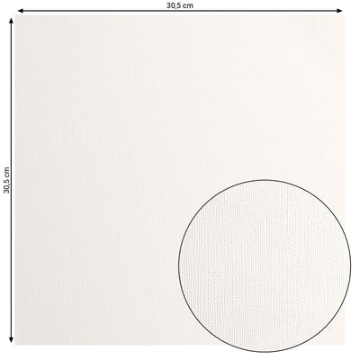 Florence • cardstock papier 216g textuur 30,5x30,5cm off-white 100x
