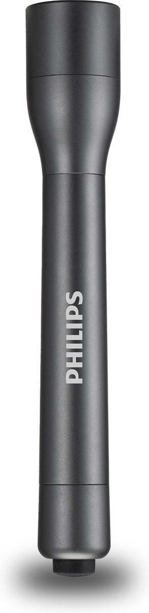 Philips zaklamp sfl4002t 10 - led-zaklamp - draagbare lamp - incl. 2 aa-batterijen - 110 lumen - zwart - ipx4 waterdicht - draagbare lamp - batterijduur tot 2.5 uur - zwart