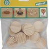 Wolfcraft conusplaatjes | ø35mm | 10 stuks - 2944000