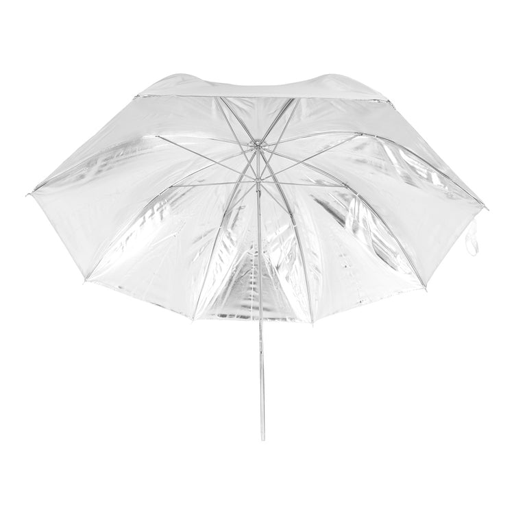 Falcon Eyes Flitsparaplu UR-32S Zilver Wit 80 cm