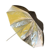 Falcon Eyes Flitsparaplu UR-48SB1 Zilver Zwart 122 cm - afbeelding 1