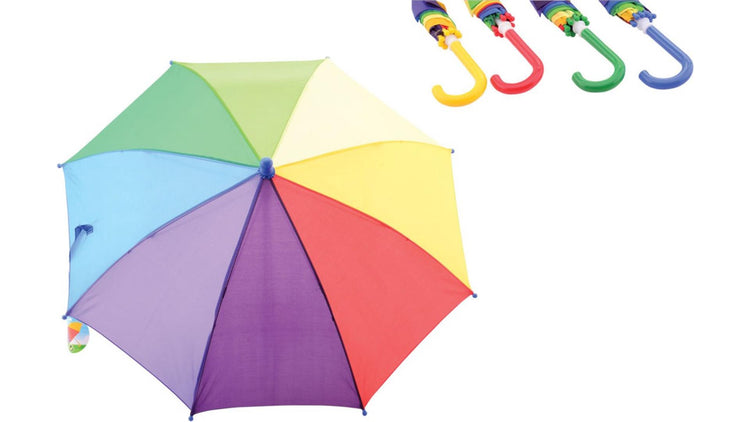 Johntoy regenboog paraplu, ø 68 cm