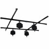Falcon eyes plafond railsysteem b-3030d 3x3 m incl. 4 pantografen