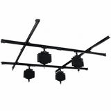 Falcon eyes plafond railsysteem b-3030d 3x3 m incl. 4 pantografen - afbeelding 1