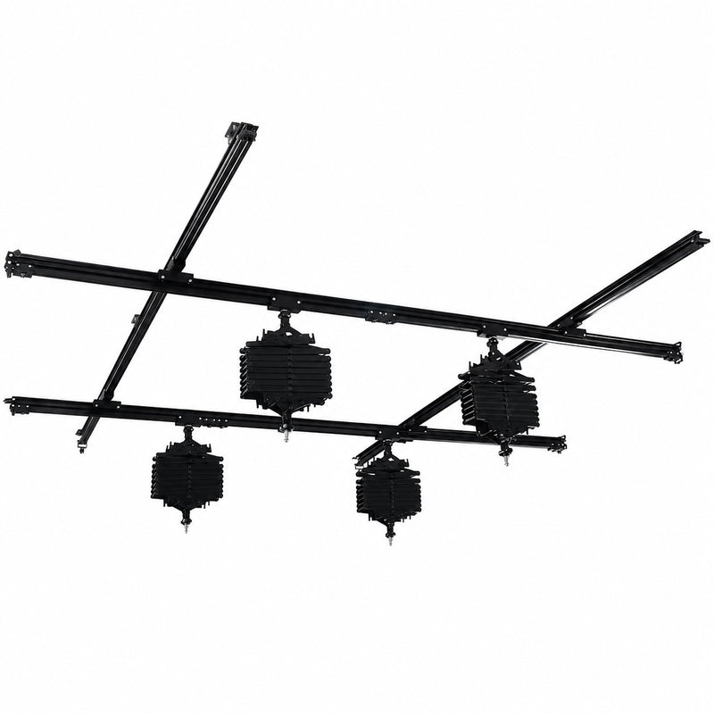 Falcon eyes plafond railsysteem b-3030d 3x3 m incl. 4 pantografen