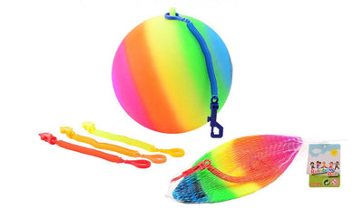 Johntoy regenboogbal bungeebal