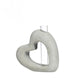 Ideas 4 seasons beeld hart cement met reageerbuis 3,9x13x13,2cm