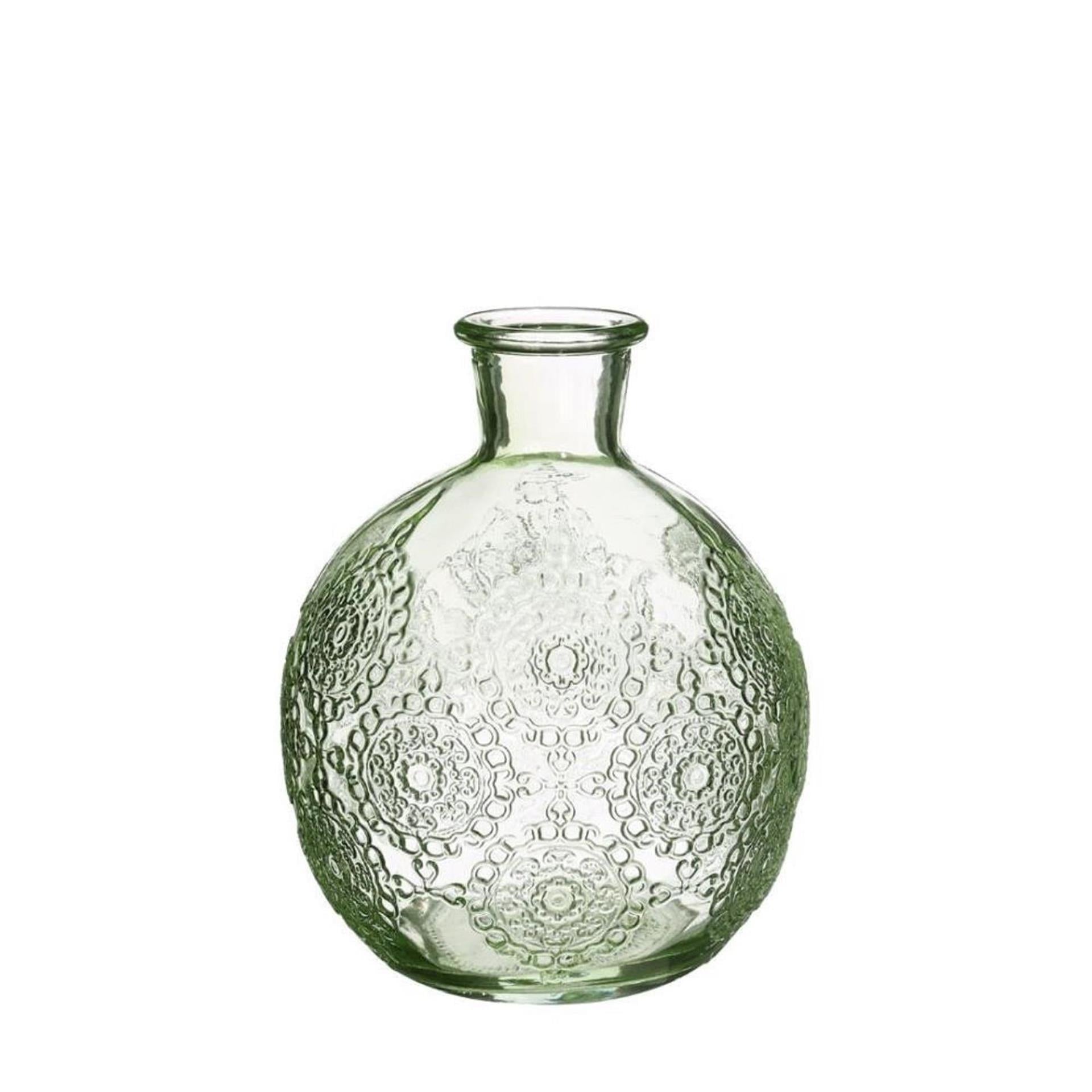 Ideas 4 seasons vaas bologna groen ø9,5xh12cm