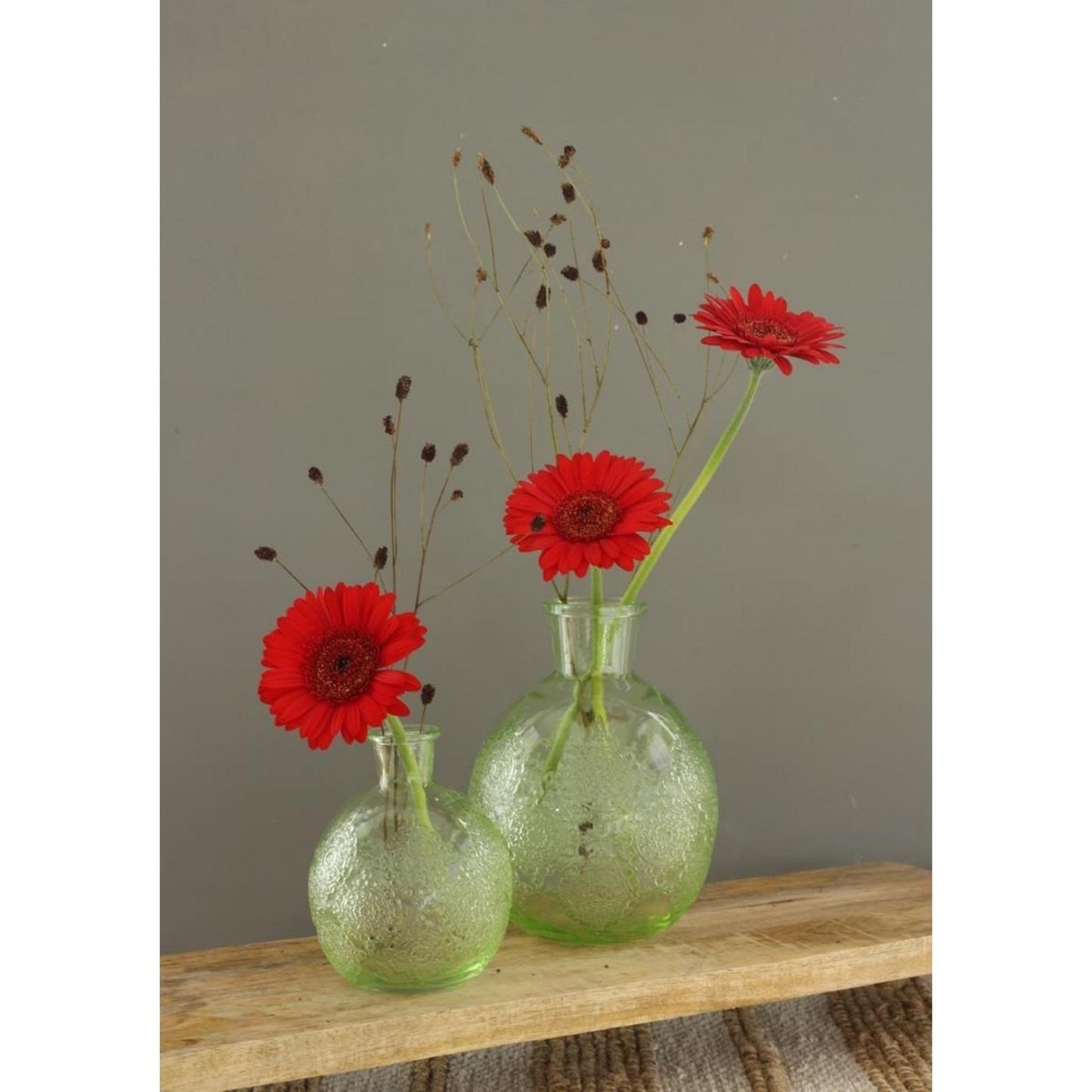 Ideas 4 seasons vaas bologna groen ø9,5xh12cm